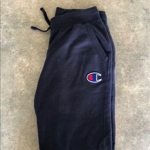 champion navy blue sweatpants